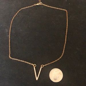 Cute V chevron necklace